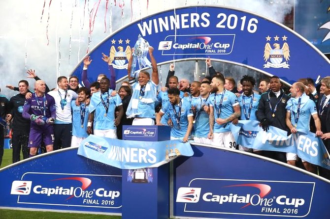 Manchester City beat Liverpool to win League Cup