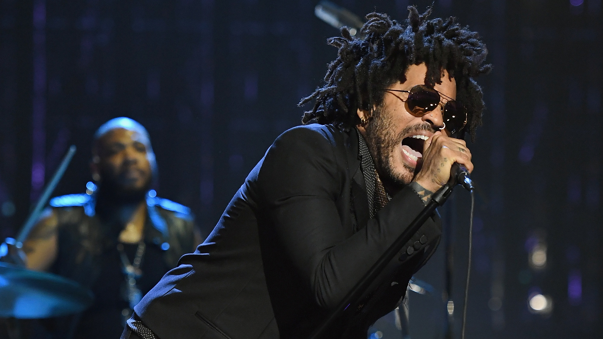 Watch Lenny Kravitz’s Fervent Prince Tribute Performance at Rock Hall