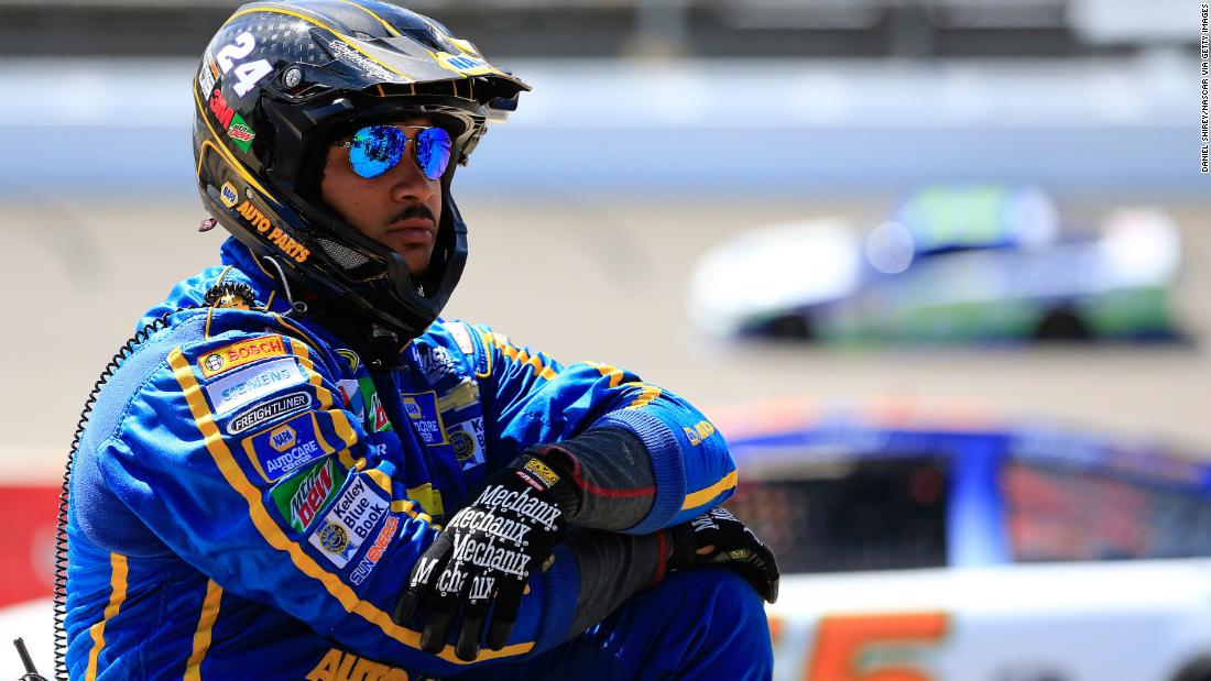 Football player with history of concussions became pioneer on NASCAR’s pit road