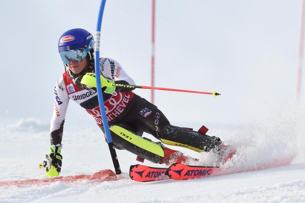 Mikaela Shiffrin ties World Cup record with 35th win in slalom