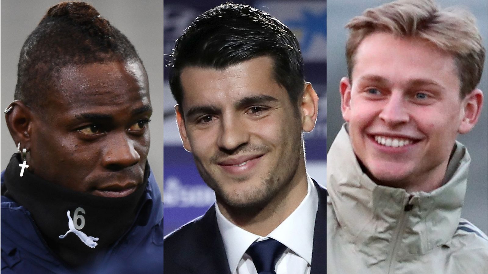 Biggest January 2019 transfers across Europe: Mario Balotelli, Alvaro Morata, Frenkie De Jong