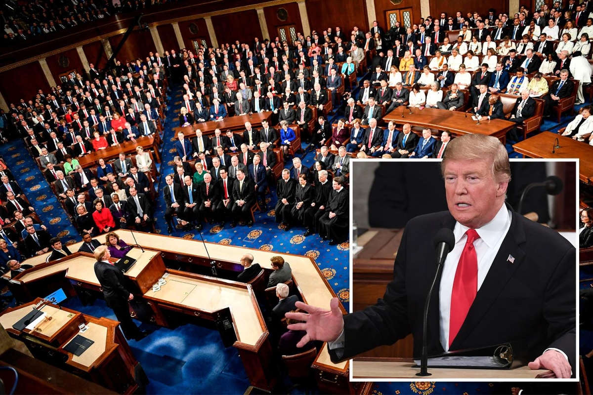 State of the Union address – Donald Trump blasts wealthy elite’s hypocrisy as they ‘push for open borders while living behind walls’ in fiery Congress speech