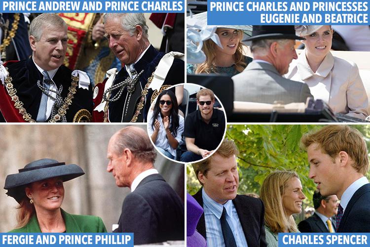 Which Royal Family members have fallen out? The Royal Feuds from Prince Harry and William to Fergie and Prince Philip