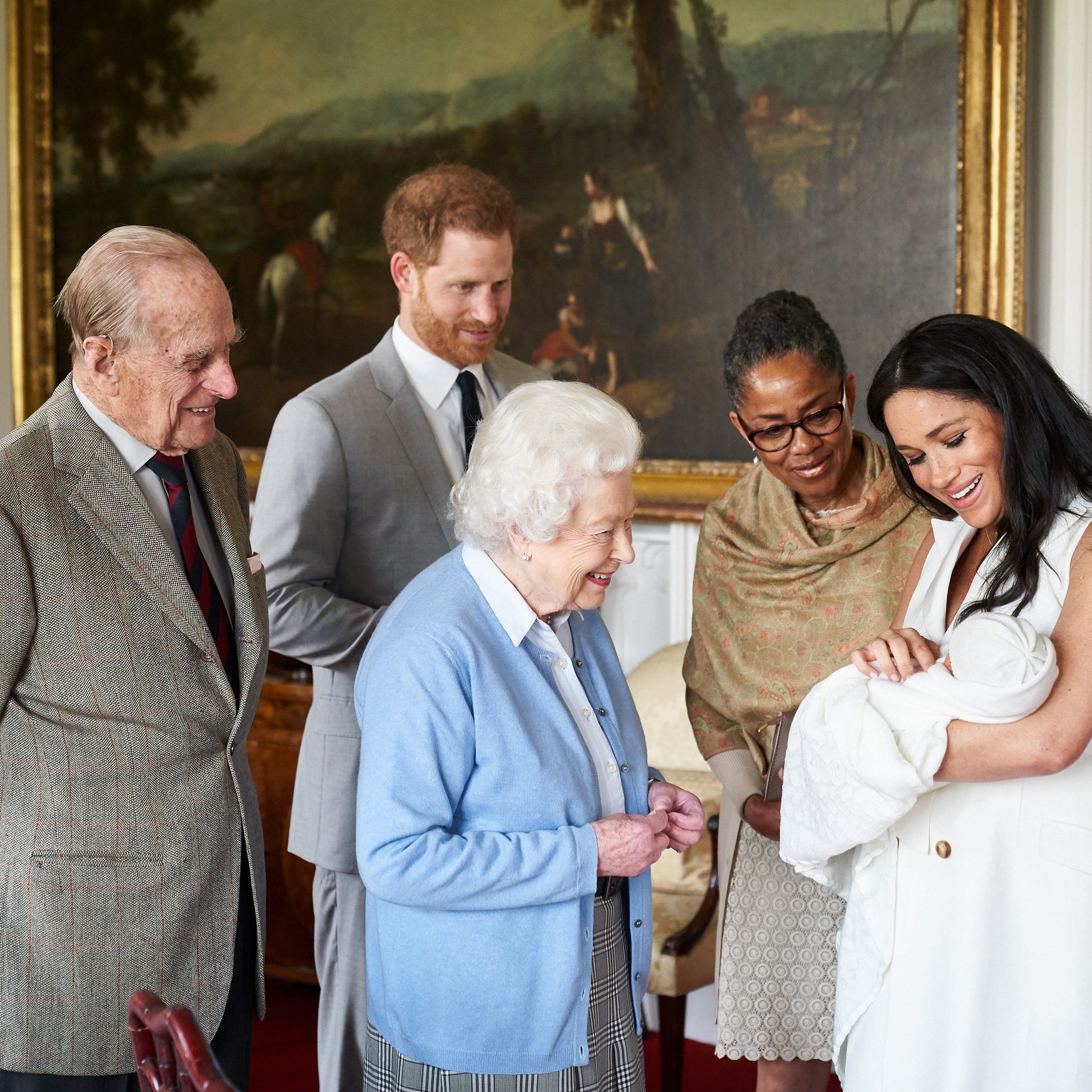 Archie: Meghan Markle, Prince Harry share royal baby pics, name