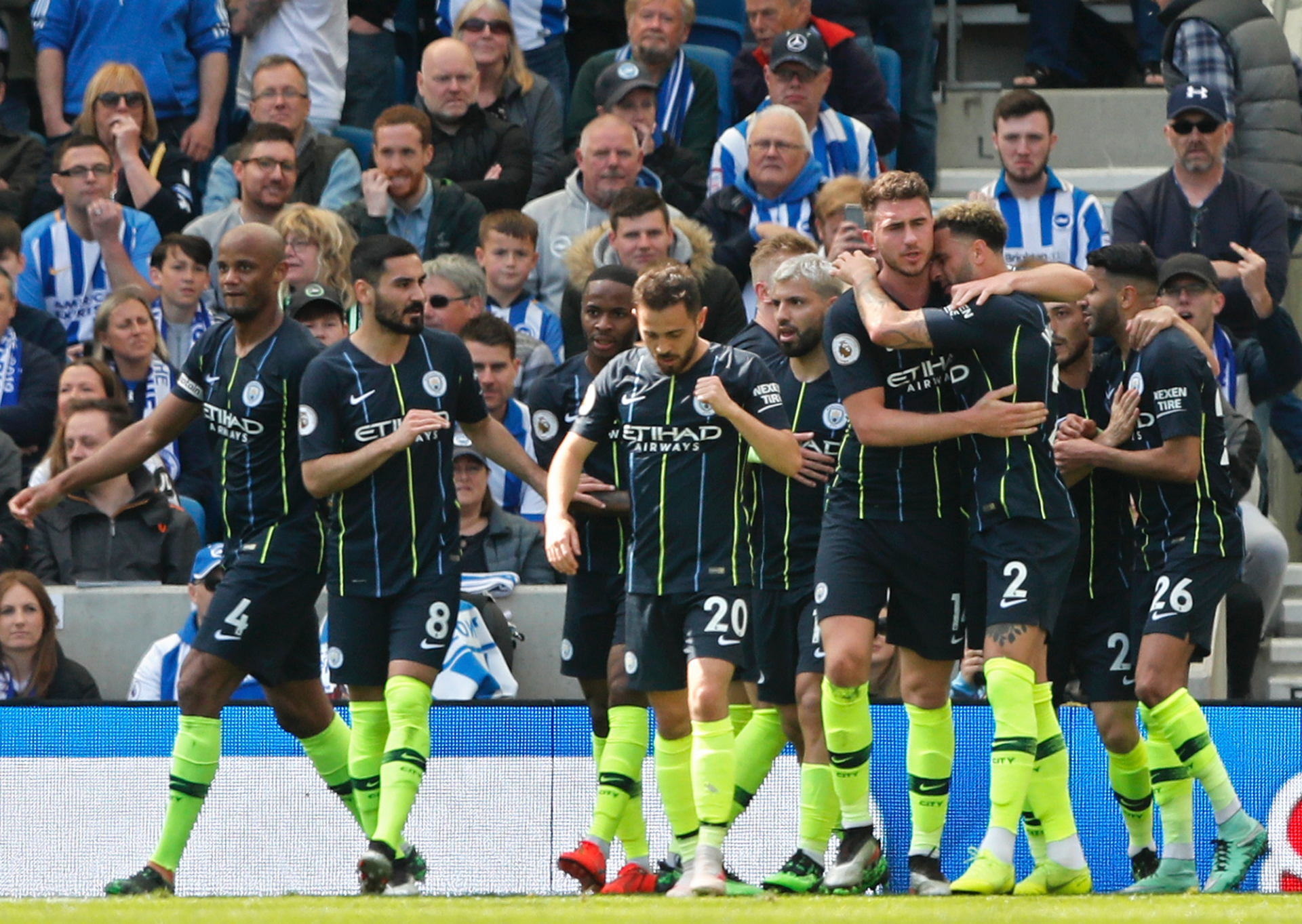 Man City retains Premier League title on final day of season