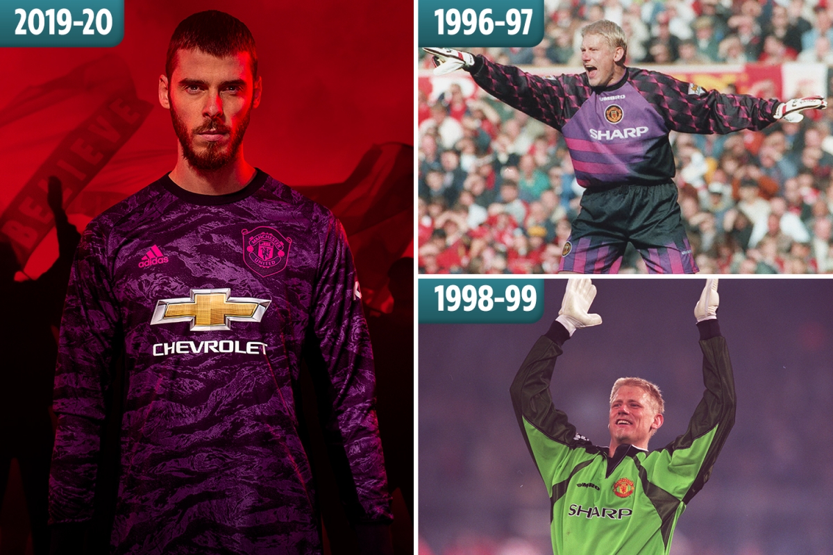 Man Utd gaffe as new keeper kit inspired by Schmeichel in 1999 is from WRONG year