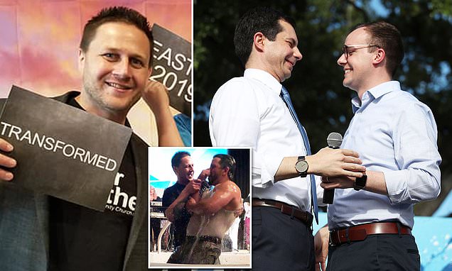 Pete Buttigieg’s brother-in-law says he is ‘not fit to be president’ and accuses 2020 candidate’s husband of lying about being thrown out by homophobic family for being gay