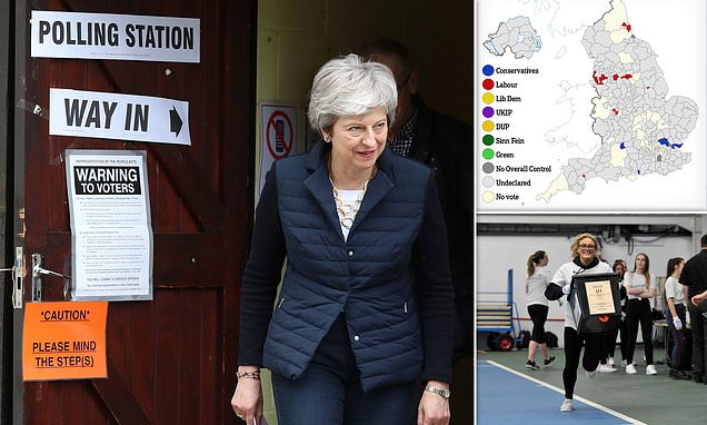 ‘A plague on both your houses!’ Disillusioned voters hammer Tories AND Labour in local elections while the Lib Dems praise ‘awesome’ gains as main parties lose hundreds of seats and furious voters spoil their ballots amid Brexit backlash