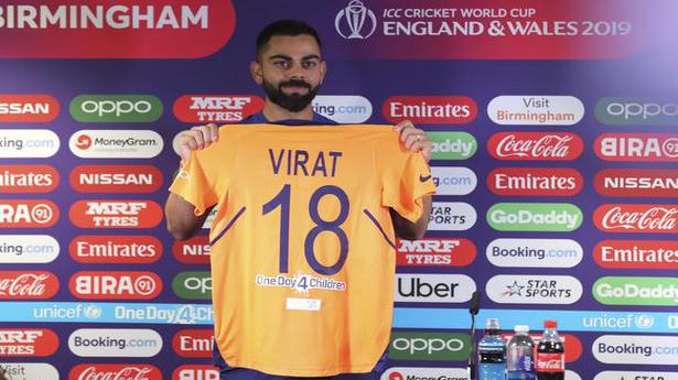 2019 Cricket World Cup: Virat Kohli unveils ‘away’ kit for England match