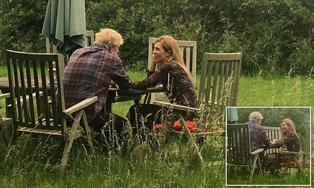 Boris and Carrie are still ‘loved up’ and have been ‘brought even closer together’ following police row, friends insist, as couple are seen together for first time since argument