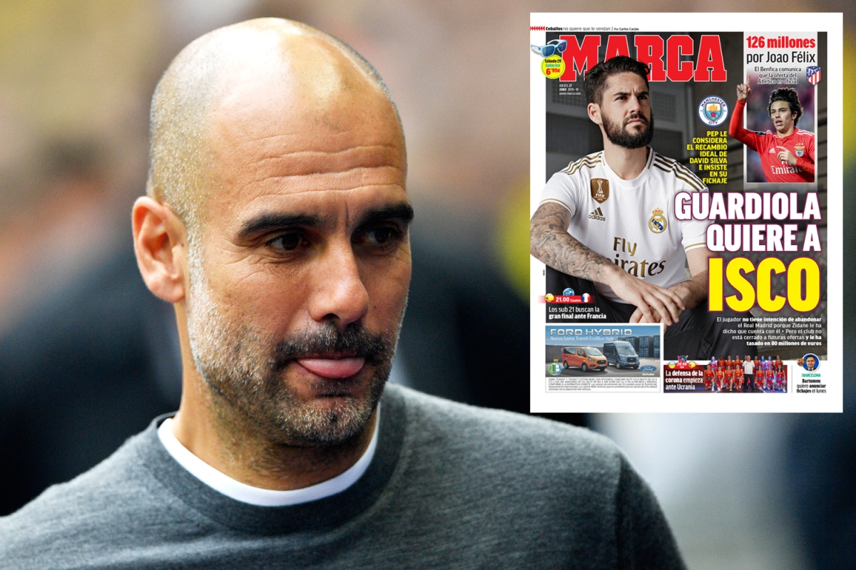 Guardiola steps up hunt for Real Madrid star Isco to replace David Silva at Man City with Zidane desperate to raise transfer funds