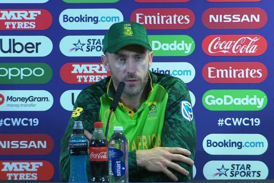 ICC World Cup 2019: Du Plessis proud of battling South Africa but says Williamson held the key