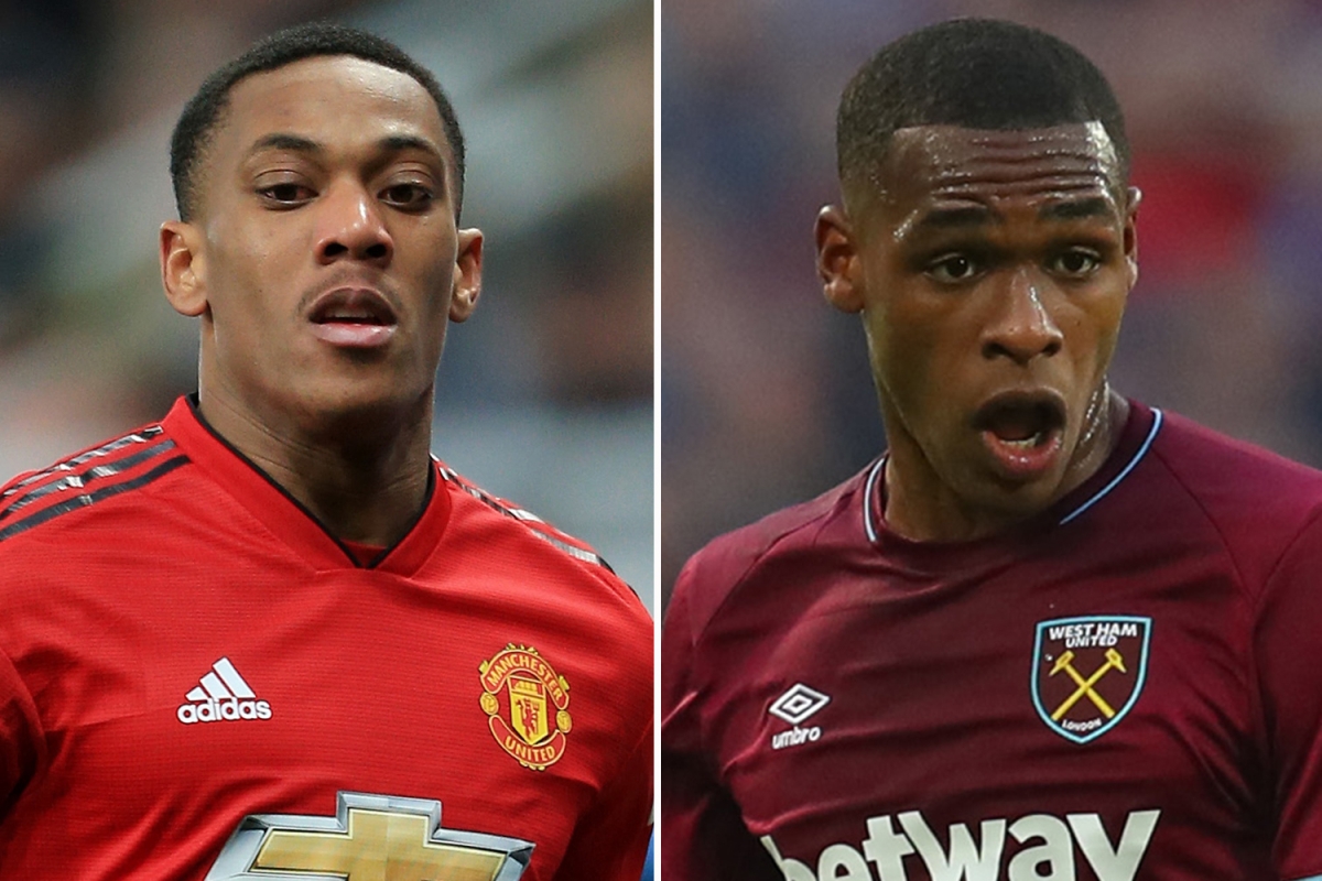 West Ham demand Man Utd striker Anthony Martial as part of transfer deal for Issa Diop