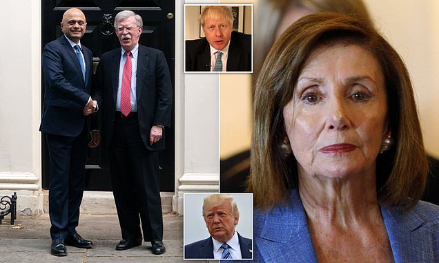 Top Democrat Nancy Pelosi threatens to BLOCK a post-Brexit US-UK free trade deal if it ‘undermines the Good Friday accord’ by creating new border checks in Ireland