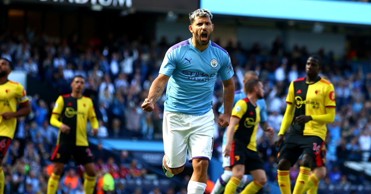 Sergio Aguero sets Premier League record in Man City rout