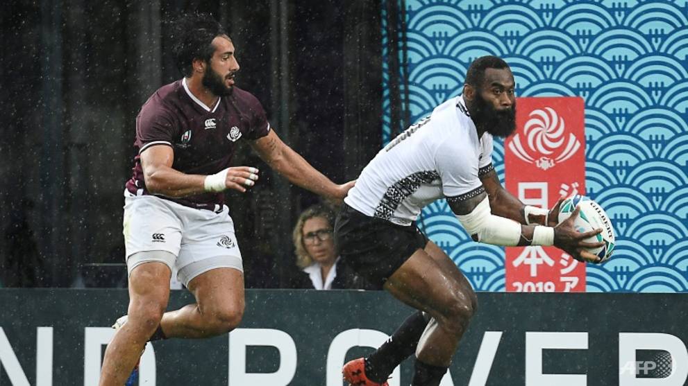 Fiji rout Georgia for bonus-point win at Rugby World Cup