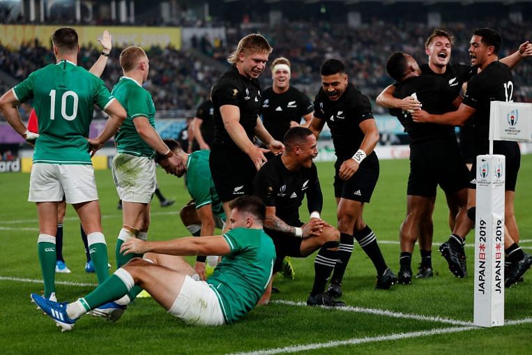 Rugby: All Blacks batter Ireland 46-14 to reach World Cup semis, England will be far stiffer test