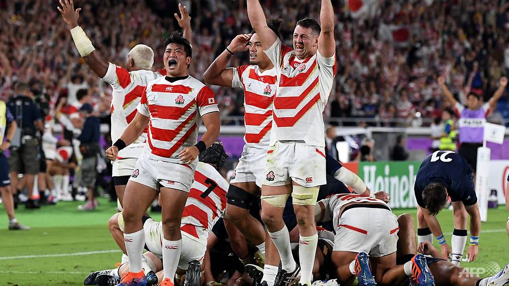 Rugby: Brilliant Japan beat Scotland to reach World Cup quarters for first time