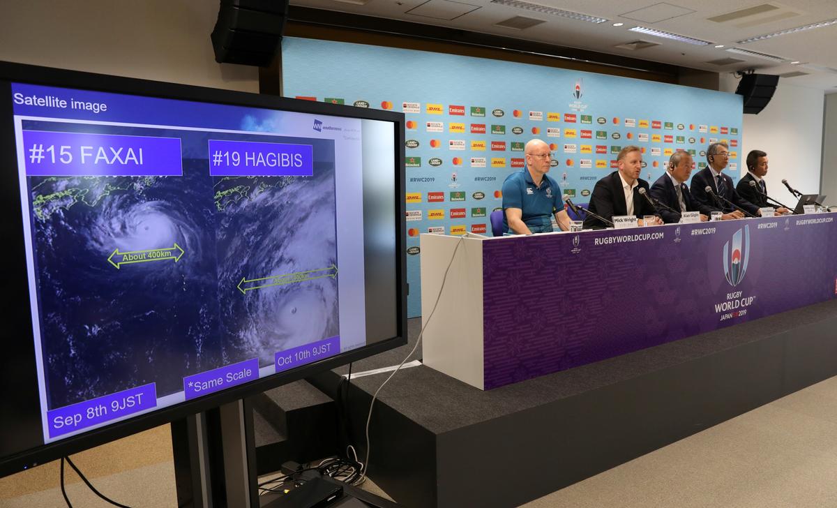 Rugby: Italy out as World Cup games called off for first time due to typhoon