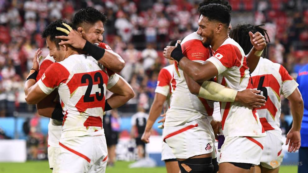 Rugby: Japan on brink of first World Cup quarter-final with Samoa win