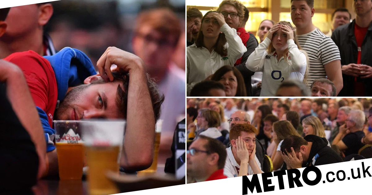 England fans left heartbroken after Rugby World Cup loss to South Africa