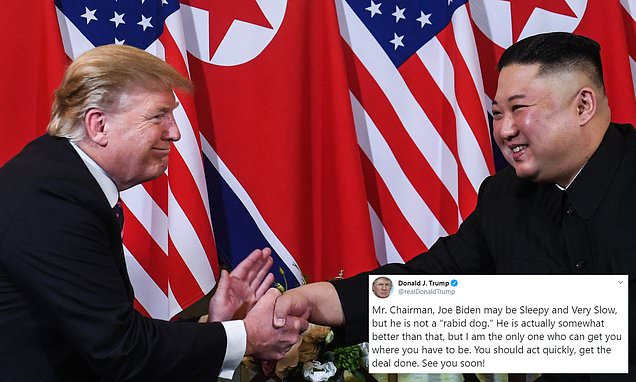 North Korea warns it won’t give Trump a summit for free: Pyongyang says another meeting would be ‘useless’ unless Washington offers new nuclear concessions after US President told Kim Jong-un ‘See you soon!’