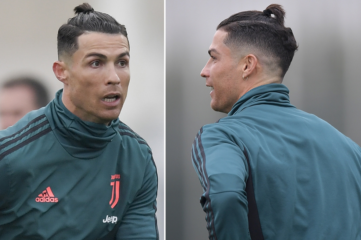 Cristiano Ronaldo shows off new ponytail – and fans mock him for copying’ ex-team-mate Gareth Bale