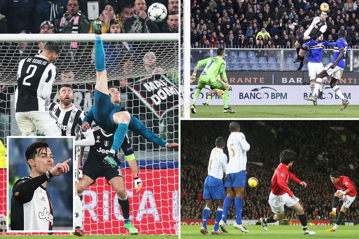 Cristiano Ronaldo’s ten greatest goals that stunned the world after Juventus star’s astonishing header against Sampdoria