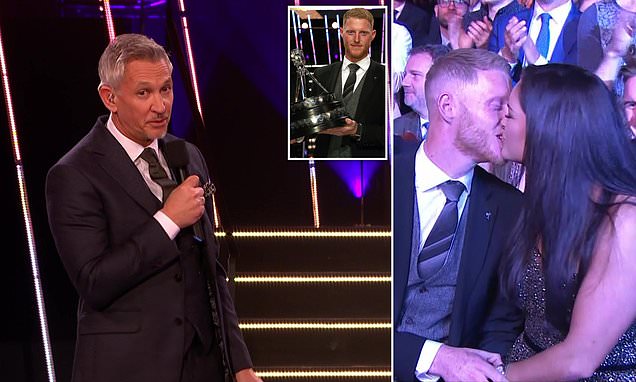 ‘Didn’t see THAT coming!’: BBC ‘fix’ row as Ben Stokes is named Sports Personality of the Year an hour AFTER Gary Lineker called him the ‘main award winner’ – as host admits: ‘I f***ed up!’