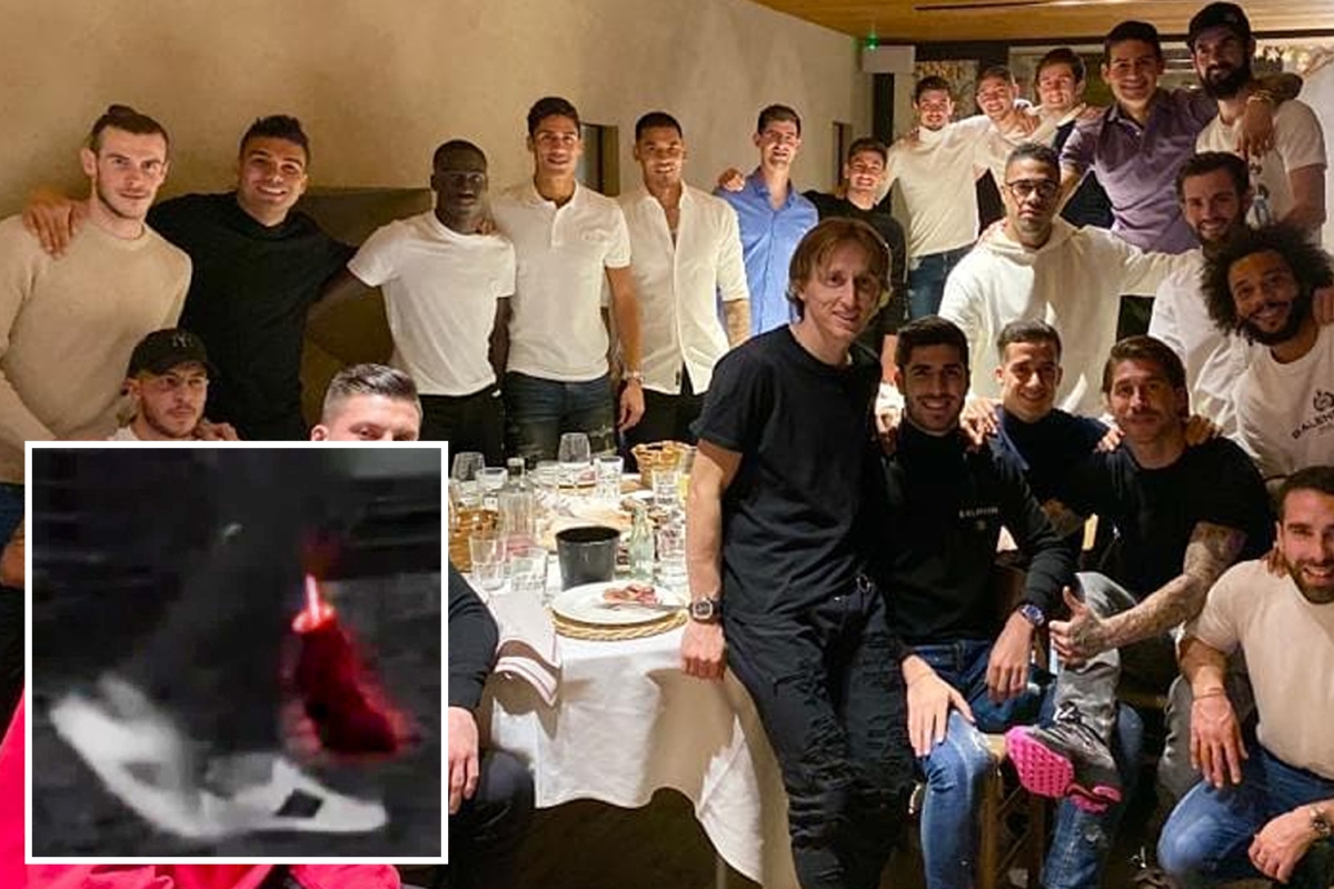 Gareth Bale given golf club for Secret Santa as Real Madrid ace makes first-ever appearance at Christmas bash