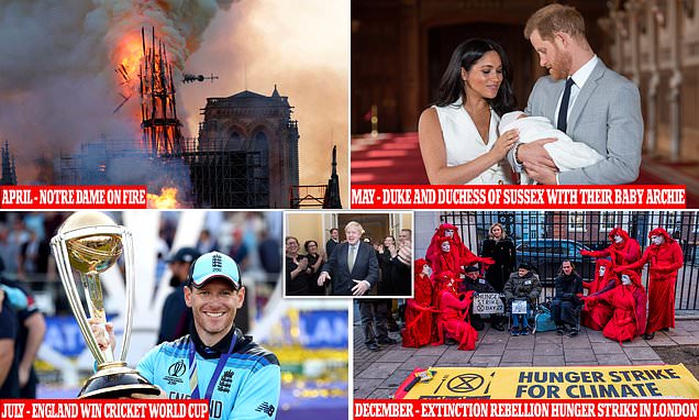 How Royal drama, foreign diplomacy rows and Extinction Rebellion protests dominated the headlines in 2019 before Boris Johnson’s election win finally revealed a light at the end of the Brexit tunnel