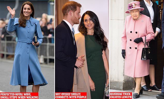 How the royals look good in EVERY photo: Kate Middleton has ‘perfected her royal wave and walk’, while Meghan Markle ‘never overly smiles’ but ‘connects with people’, celebrity photographer reveals