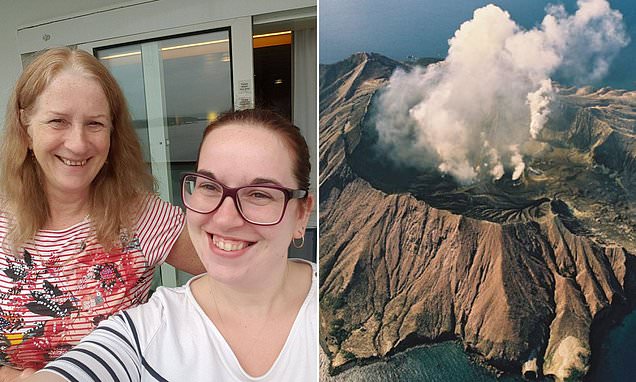 Pictured: British mother, 67, and her daughter, 34, who were ‘were badly burned’ as they were caught in New Zealand volcano disaster that killed 16