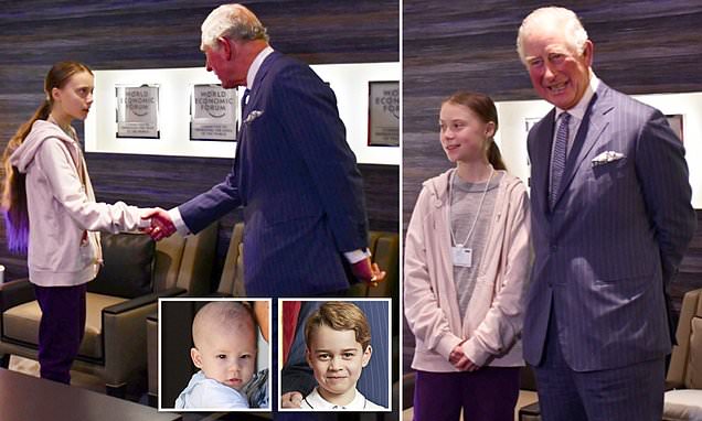 Prince Charles praises ‘remarkable’ Greta Thunberg as he says he doesn’t want Prince George and Archie ‘to accuse me of not doing something’ on climate change and humanity ‘simply cannot waste any more time’