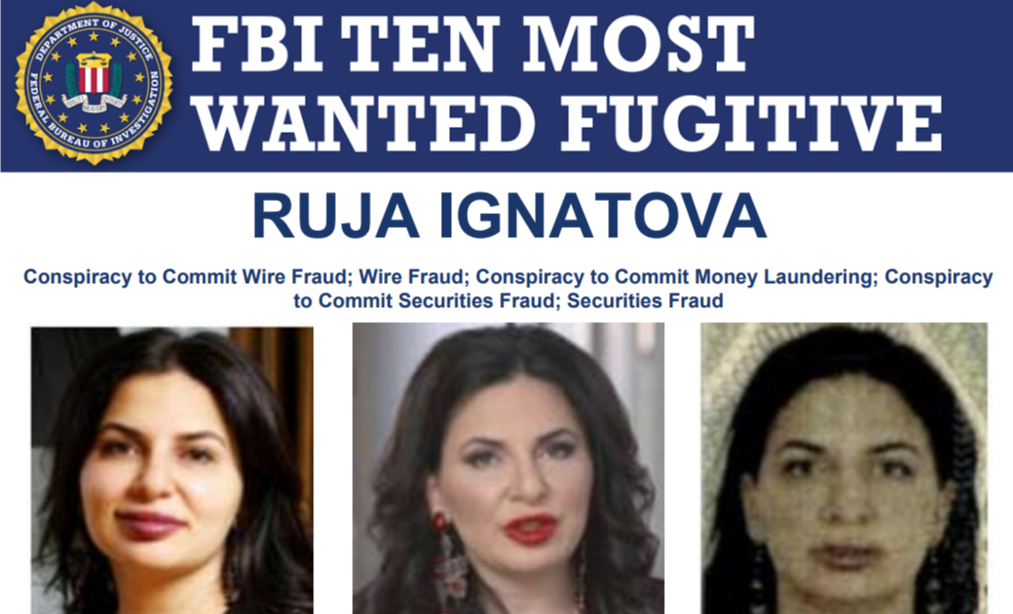 The ‘Missing Cryptoqueen’ makes the FBI’s 10 Most Wanted list